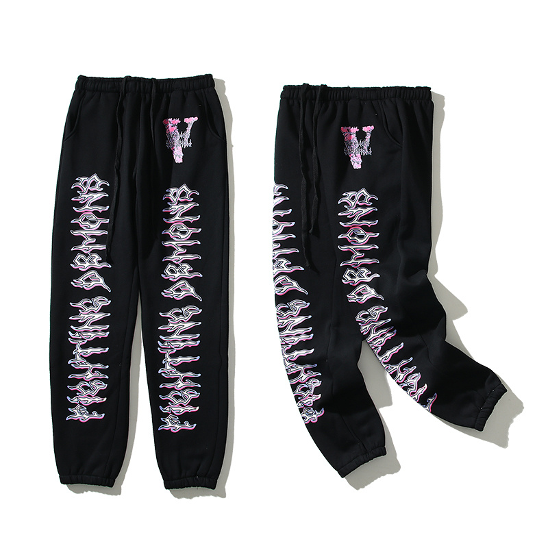 Штаны Vlone Brand Logo "Black" фото № 3