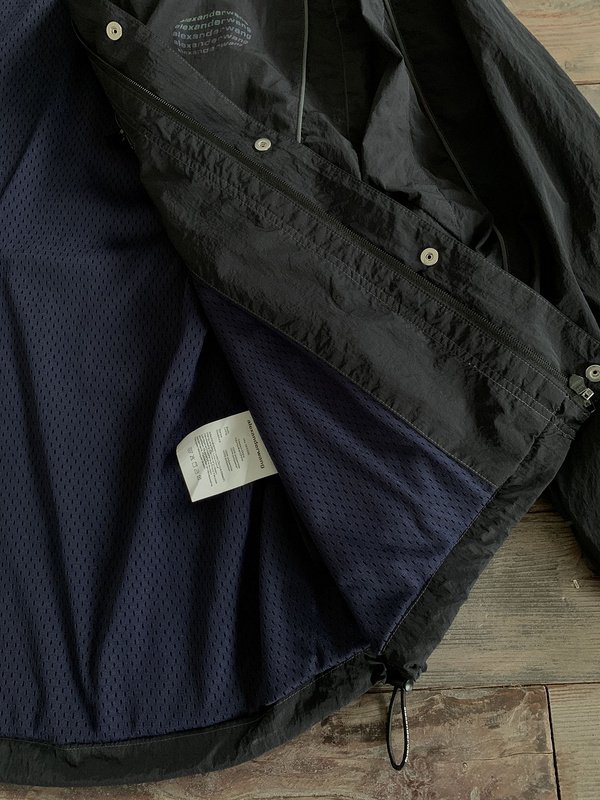 Ветровка Alexander Wang Round Letter Labeling "Black" фото № 2