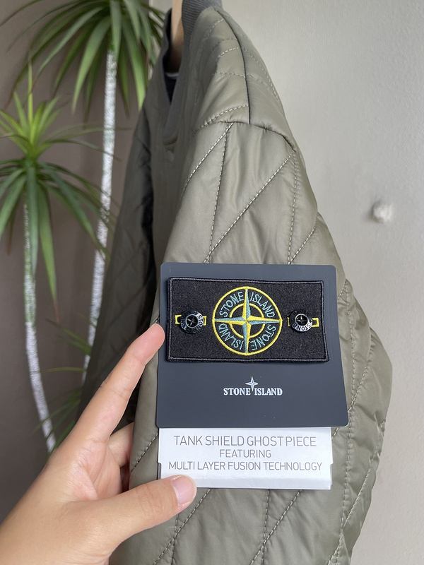 Бомбер Stone Island Quilted Fabric "Gray" фото № 7