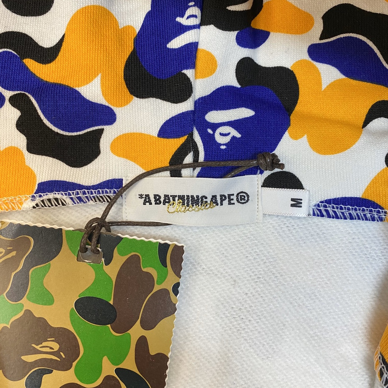 Худи A Bathing Ape Spotted With Hood ZIP "Orange/Blue" фото № 6