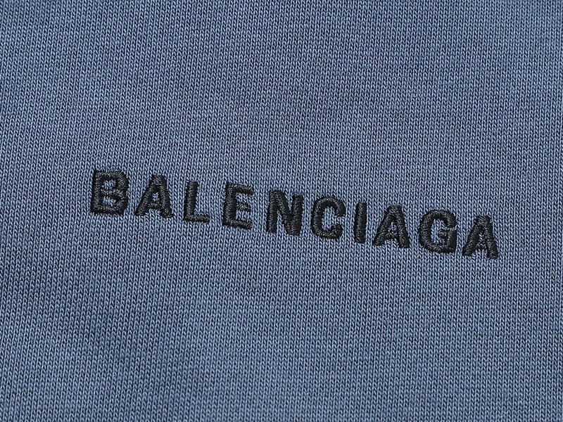 Худи Balenciaga With The Label Of The Company "Blue" фото № 8