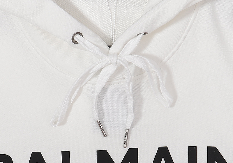 Худи Balmain Reflective Print "White" фото № 6