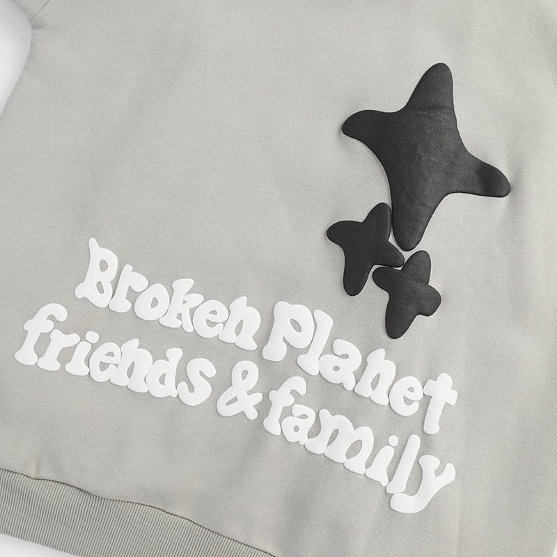 Худи Broken Planet Space Madness "Gray" фото № 2