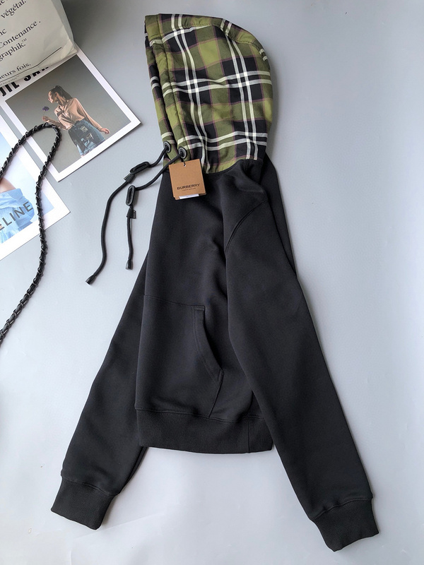 Худи Burberry Checkered Hood "Black" фото № 5