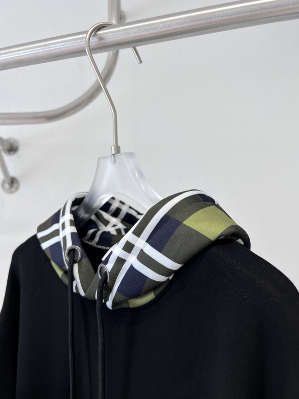 Худи Burberry Checkered Hood "Black" фото № 4