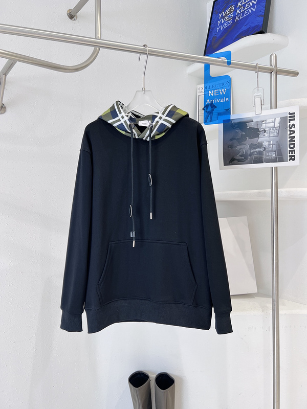 Худи Burberry Checkered Hood "Black" фото № 2