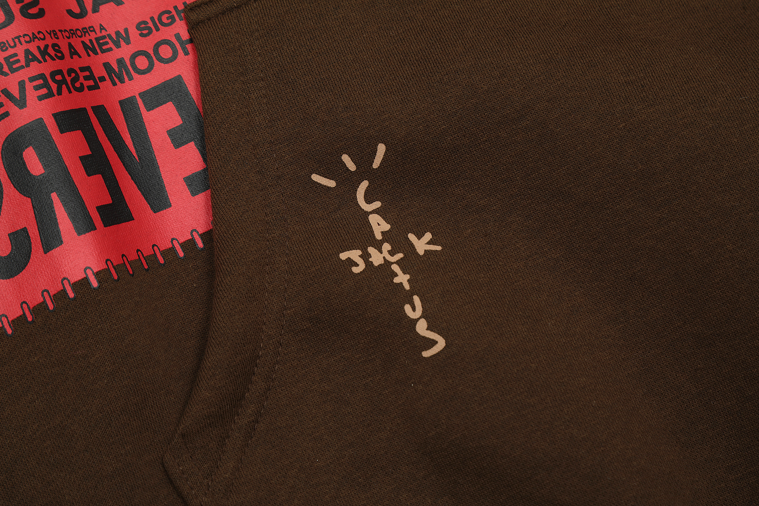 Худи Cactus Jack Merch Forever Forware Grin "Brown" фото № 6