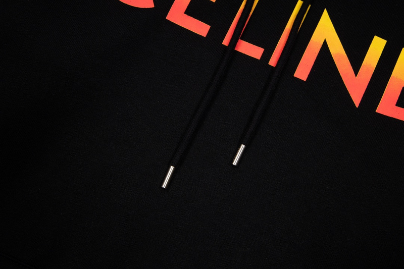 Худи Celine Large Inscription "Black" фото № 6