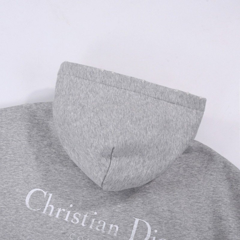 Худи Christian Dior Pocket Elastic Band At Bottom "Gray" фото № 3
