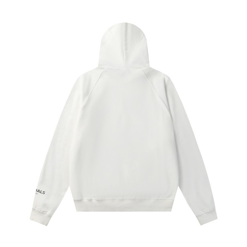 Худи Fear Of God Essentials — Text Logo "White" фото № 2