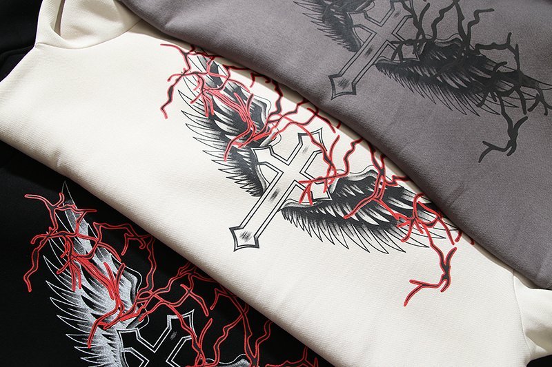 Худи Four Caccus Death "Cream" фото № 2