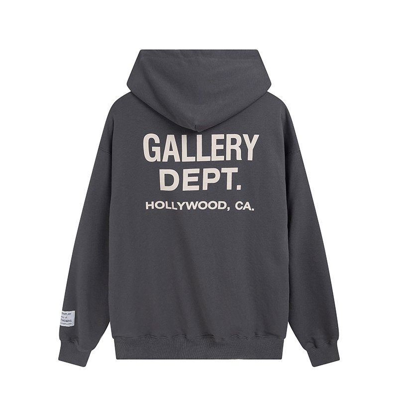 Худи Gallery Dept Logo "Gray/Black" фото № 3