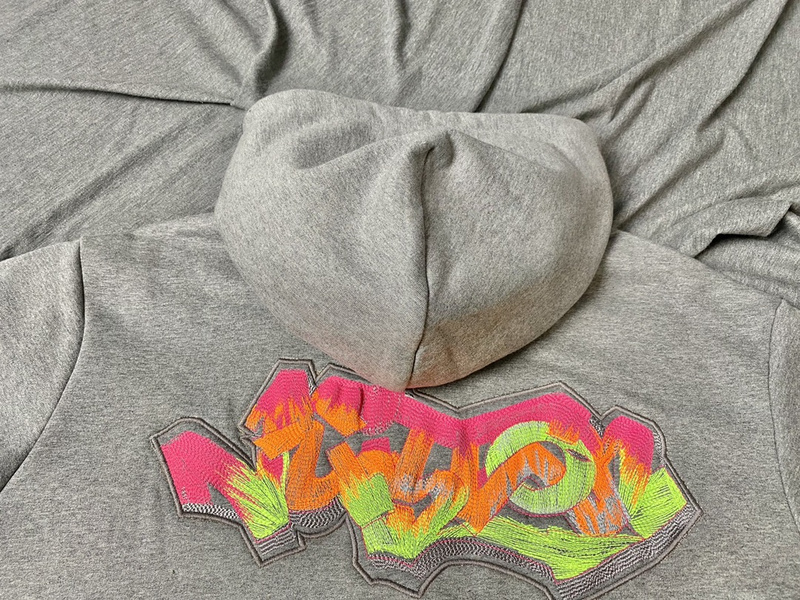 Худи Louis Vuitton Colorful Emblem "Gray" фото № 4