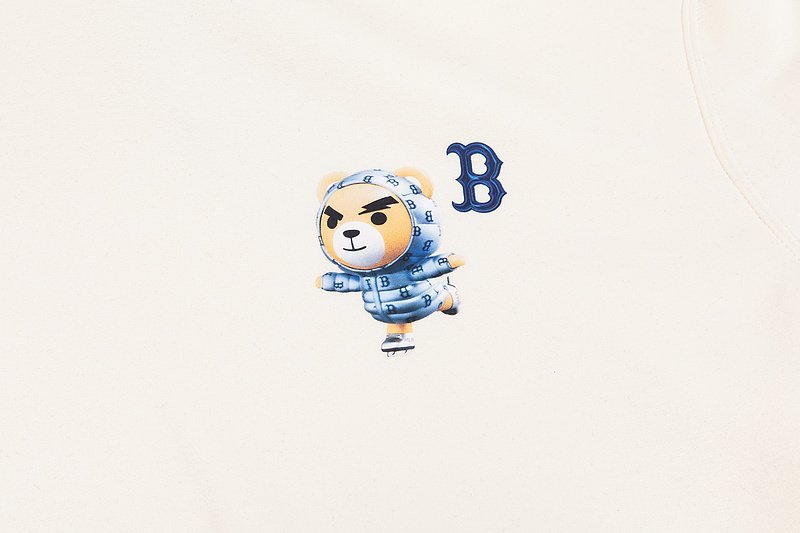 Худи MLB Pull-on Teddy Bear Skates "White" фото № 3
