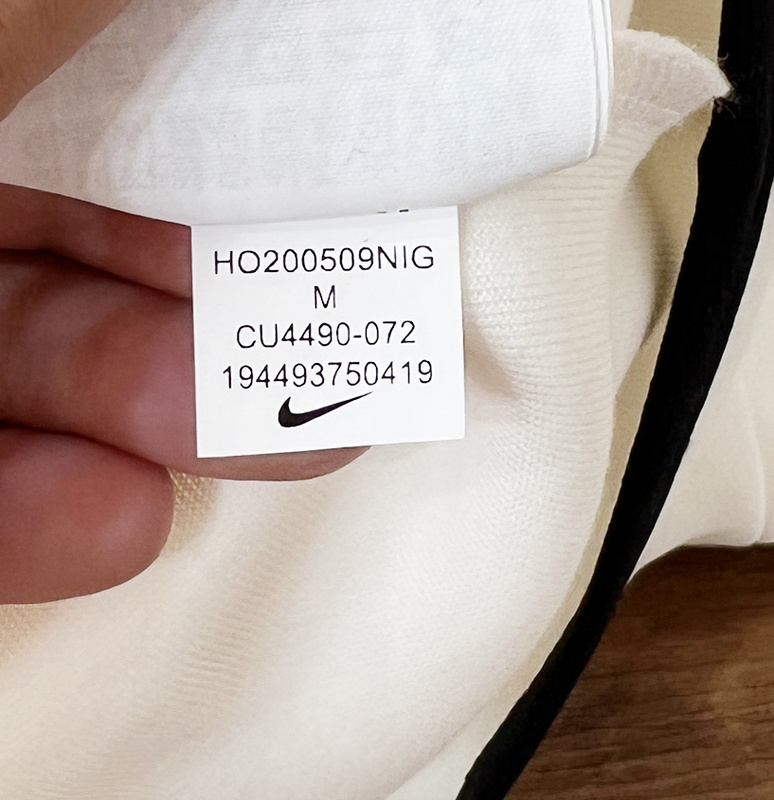 Худи Nike On The Lock "White/Black" фото № 3