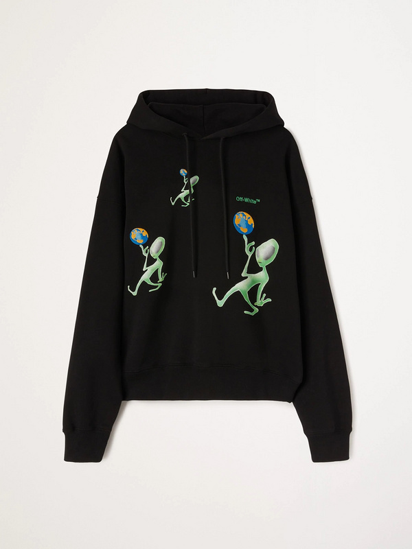 Худи Off White Alien "Black" фото № 3