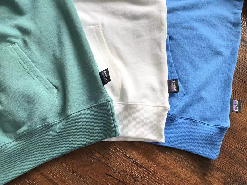 Худи Patagonia Mountain Landscape With Colorful Stripes Front Print "Green" фото № 4