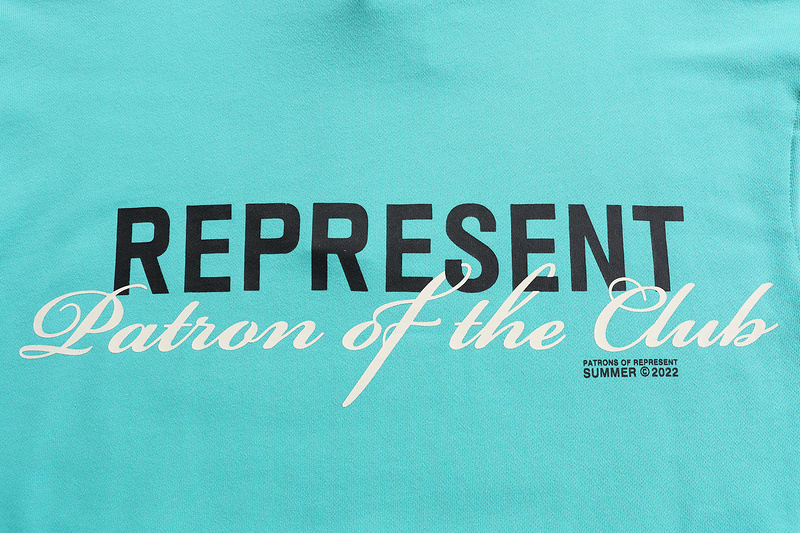Худи Represent Patron Of The Club "Turquoise" фото № 8