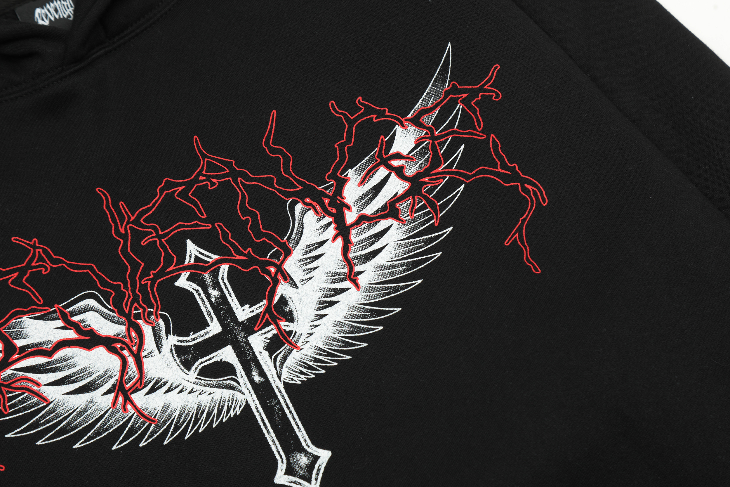 Худи Revenge Crux and Wings "Black" фото № 5
