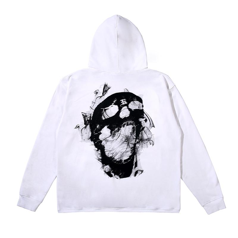 Худи Revenge Muddy Skull "White" фото № 2