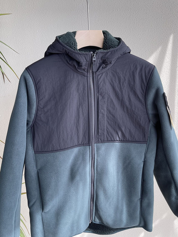 Худи Stone Island Warm On The Lock "Blue/Black" фото № 6