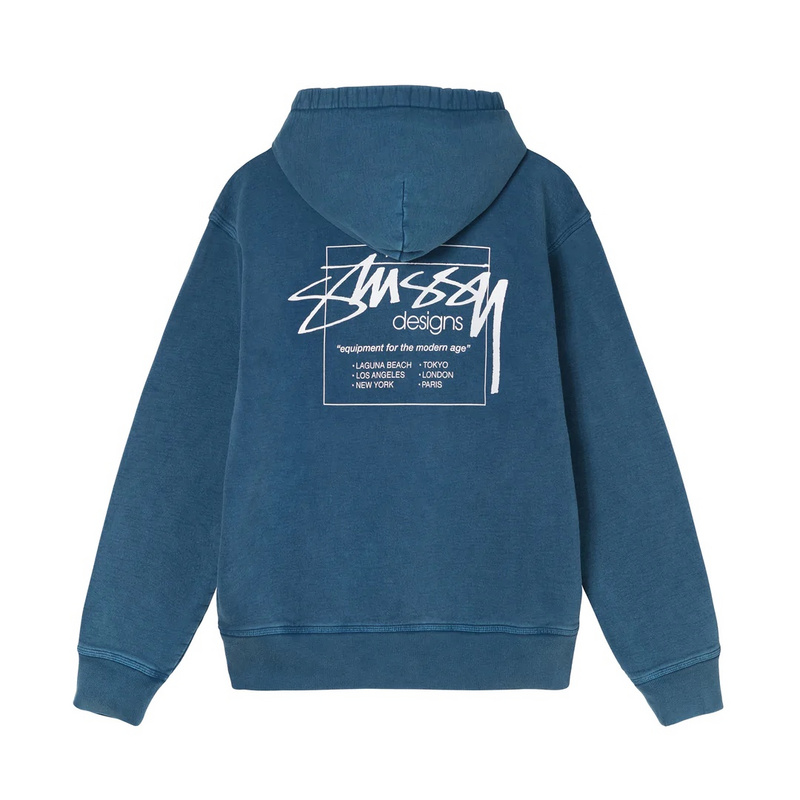 Худи Stussy Designs "Blue" фото № 5