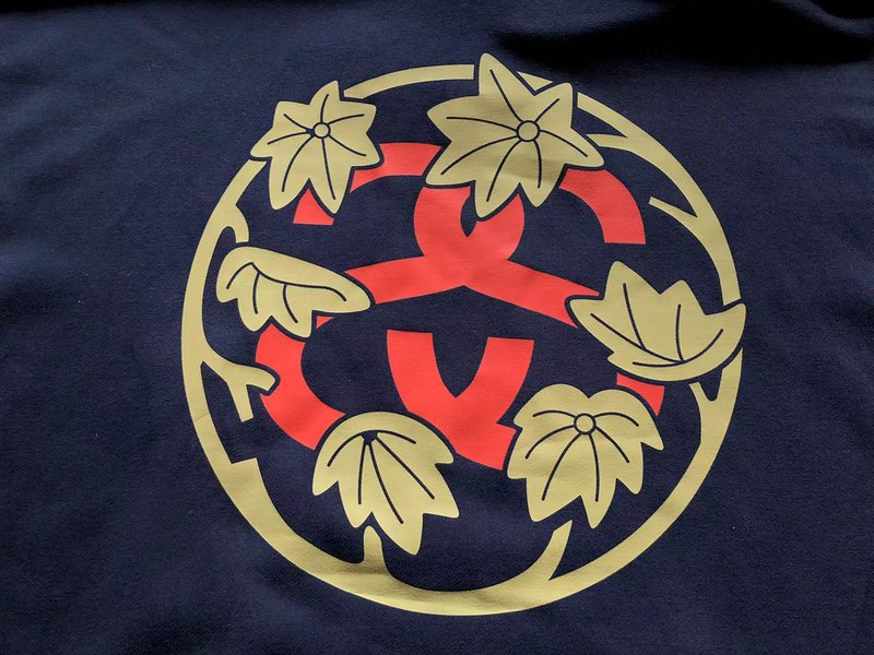 Худи Stussy Circle With Logo Letter And Leaves "Blue" фото № 4