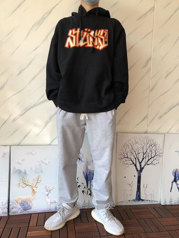 Худи Stussy Logo Inscription From Colorful Lines "Black" фото № 8