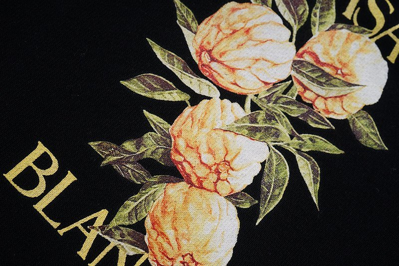 Худи Casablanca Winter Flower Pattern "Black" фото № 5