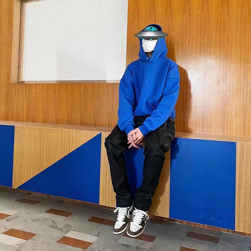 Худи Vibe Oversize Pockets Base "Blue" фото № 4