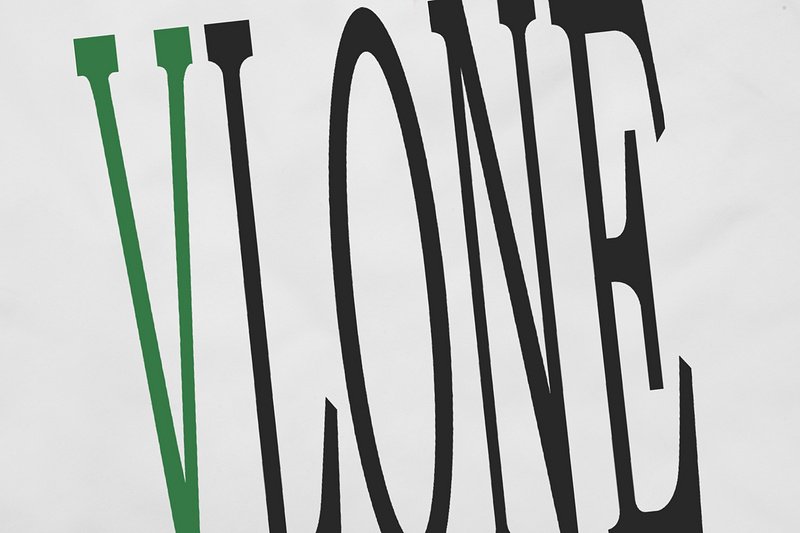 Худи Vlone Text With Green Letter V "White" фото № 3