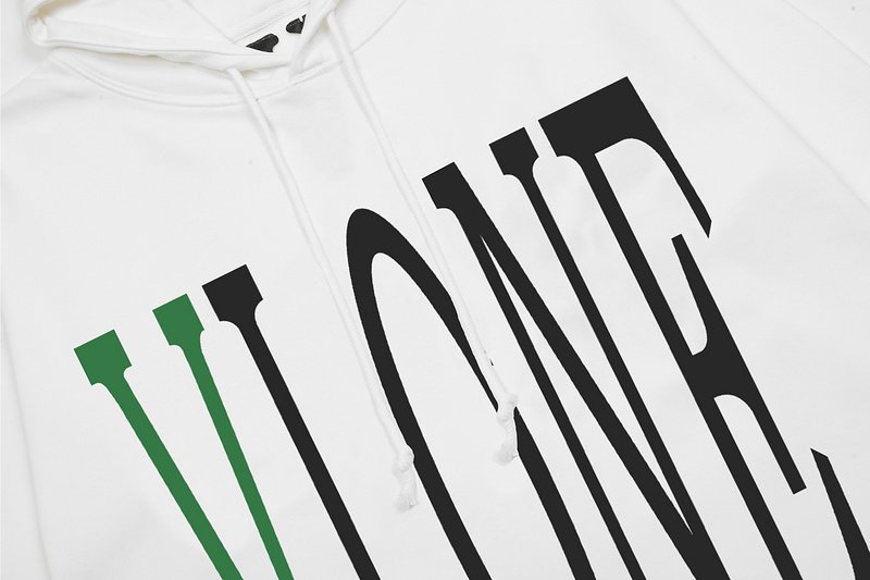 Худи Vlone Text With Green Letter V "White" фото № 4