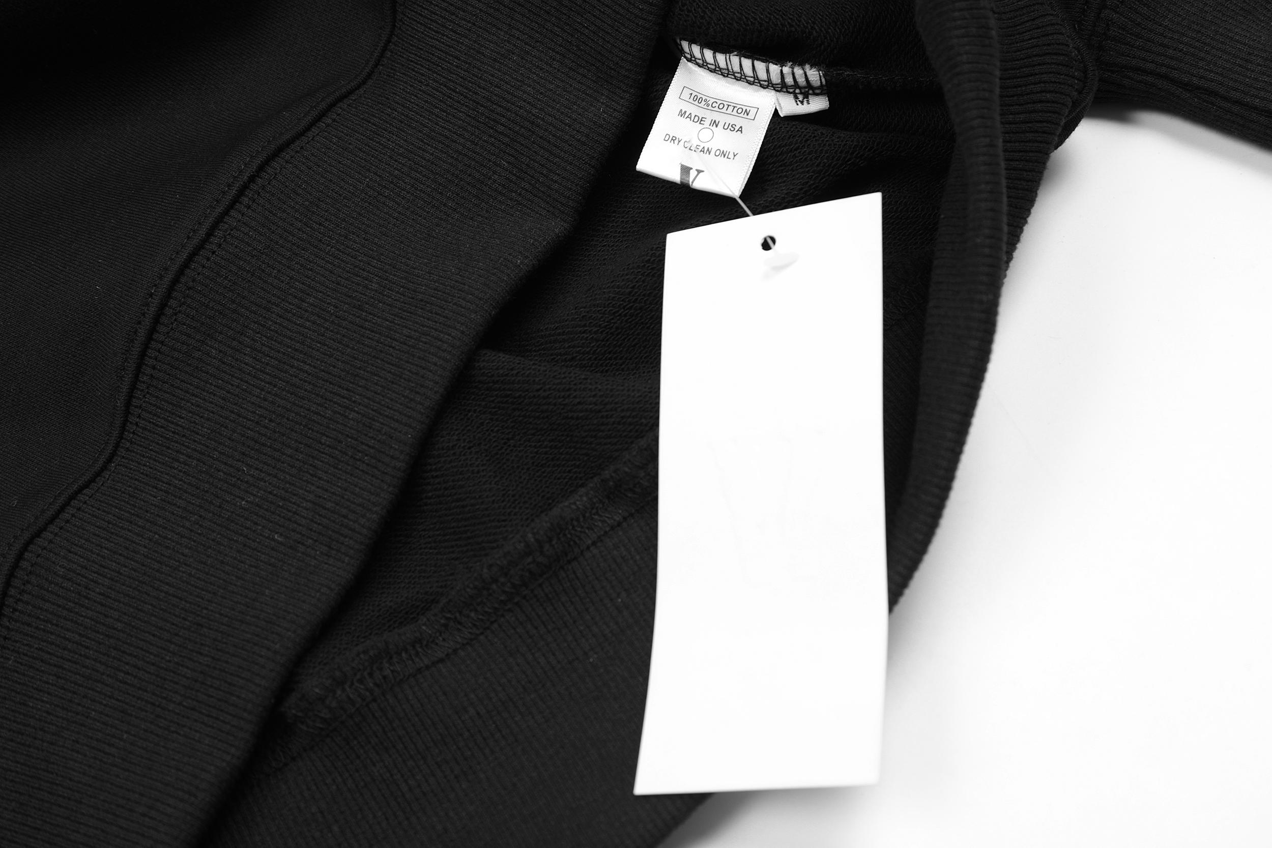 Худи Vlone Gray V Logo "Black" фото № 4