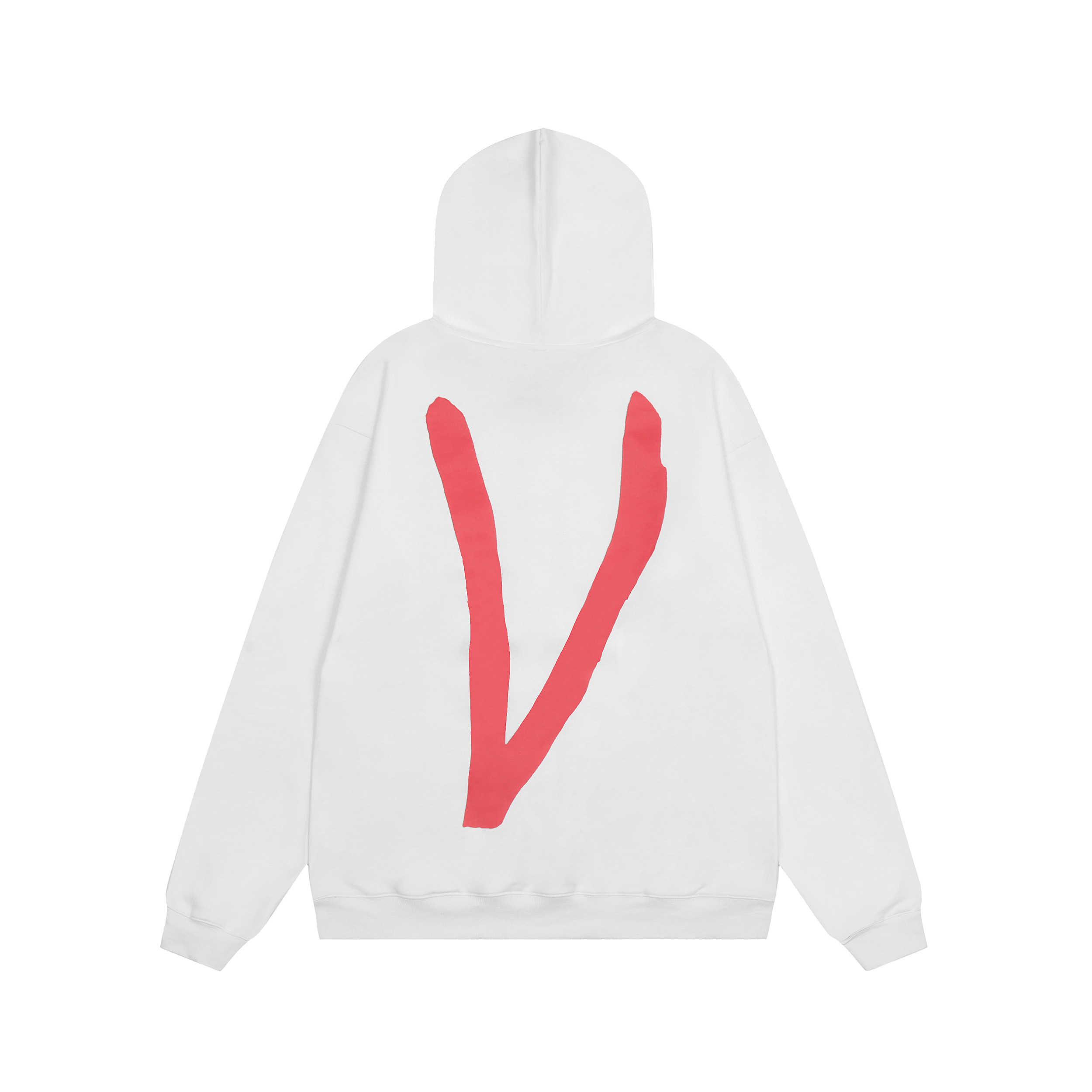 Худи Vlone Simple Red-V-Lone "White" фото № 2