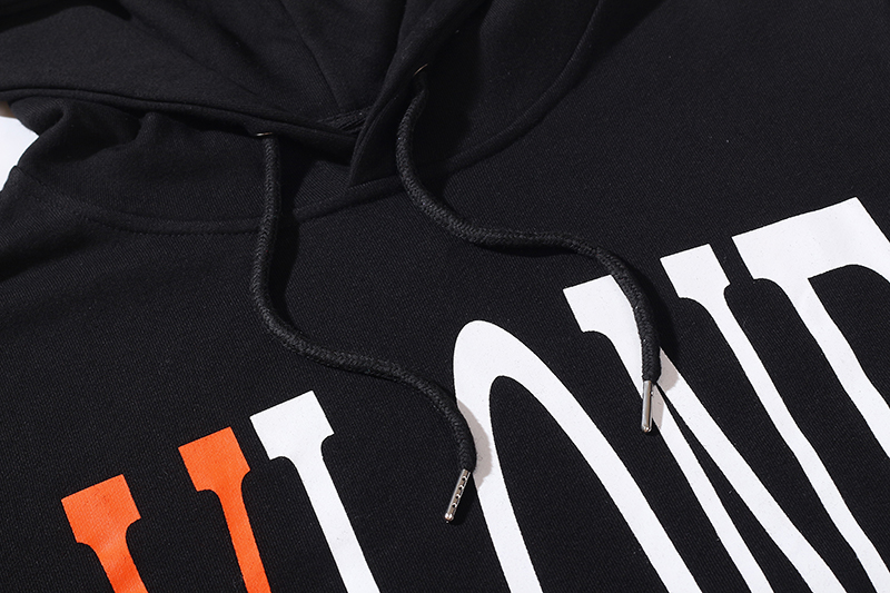Худи Vlone Just Orange V "Black" фото № 5