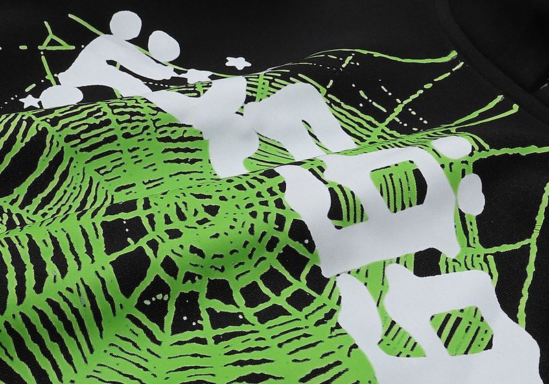 Худи Young Thug Sp5der 555555 Spiderweb "Black" фото № 5