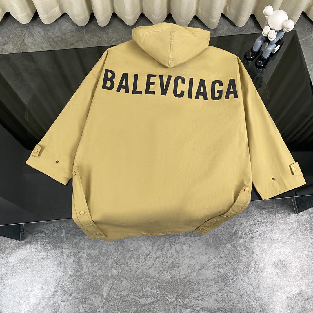 Куртка Balenciaga Backside Black Logotype Balevciaga "Yellow" фото № 2