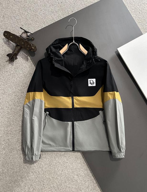 Куртка Christian Dior Black Logo In White Square "Black" фото № 2