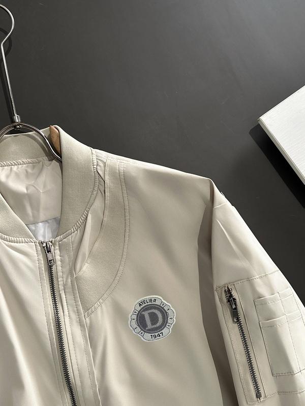Куртка-бомбер Christian Dior Frontside Logo D Atelier 1947 "White" фото № 2
