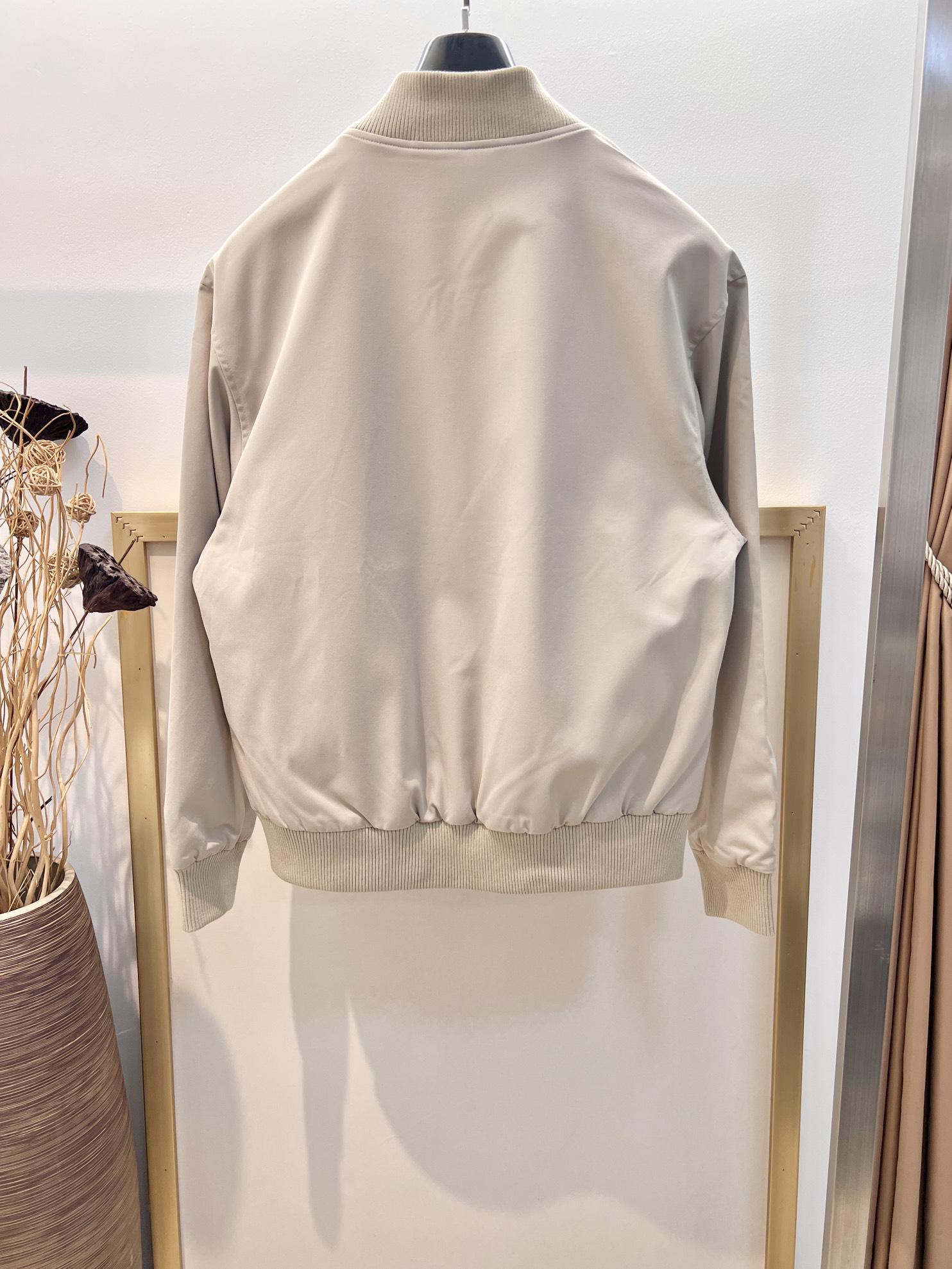 Куртка-бомбер Miu Miu Dark Blue Frontside Miu Miu Logo "Beige" фото № 7