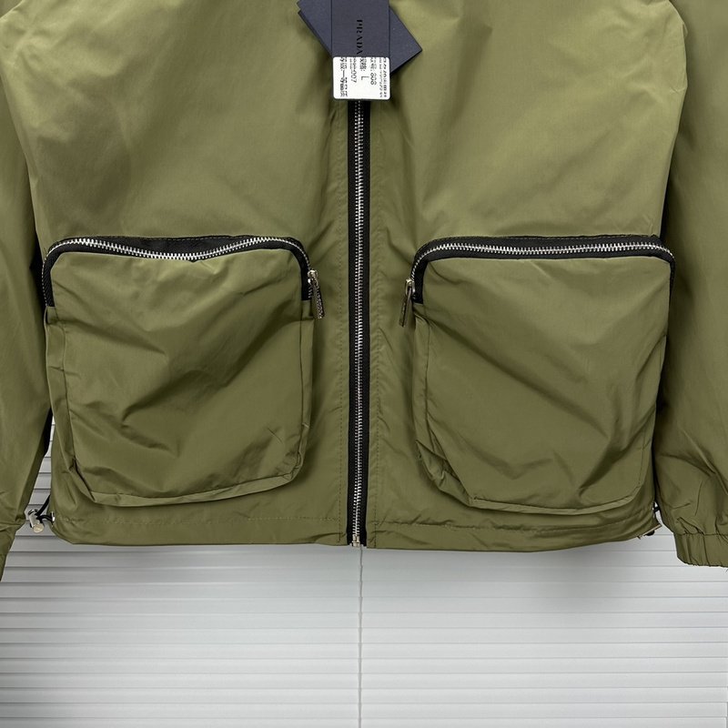 Ветровка Prada With Large Pockets "Green" фото № 5