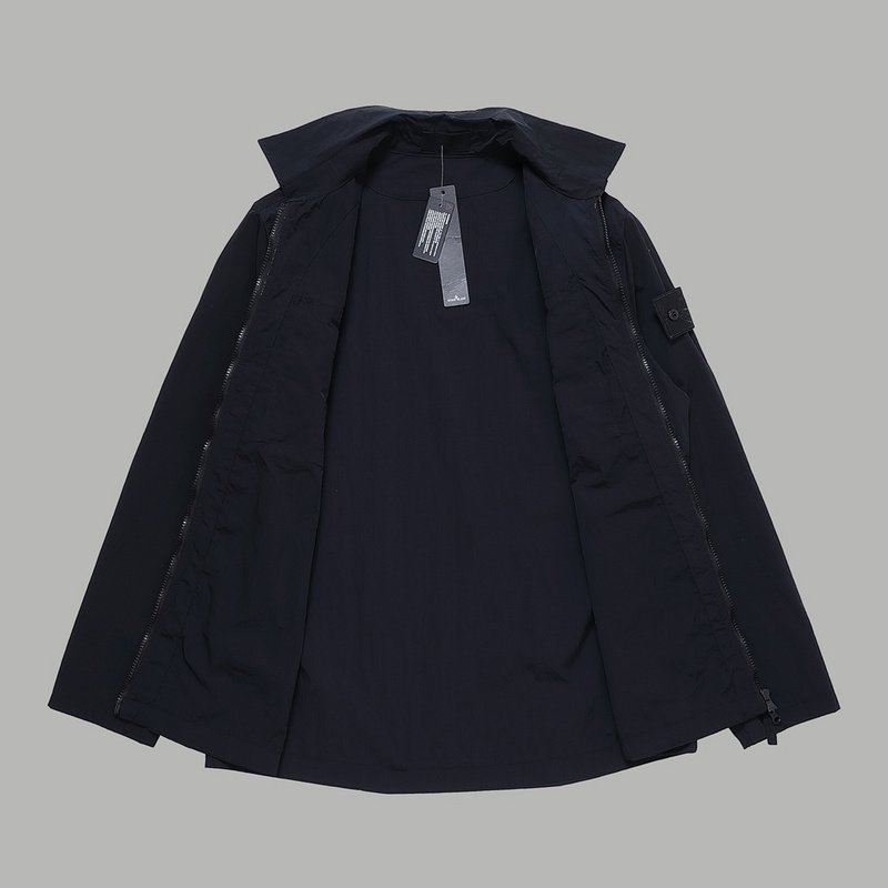 Олимпийка Stone Island With Large Pockets "Black" фото № 5