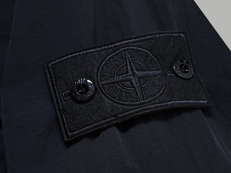 Олимпийка Stone Island With Large Pockets "Black" фото № 9