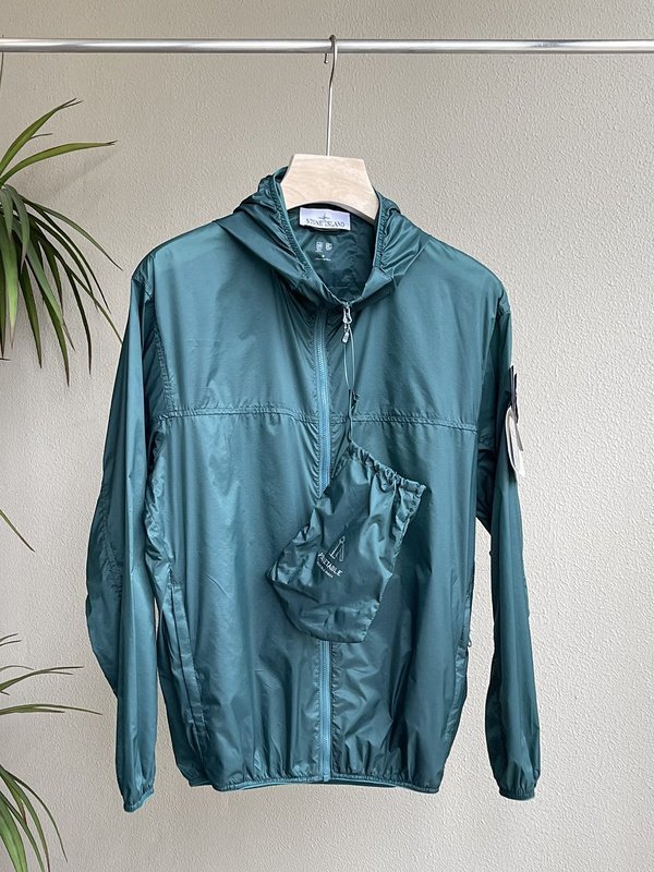 Ветровка Stone Island Lightweight With A Handbag "Blue/Mint" фото № 9