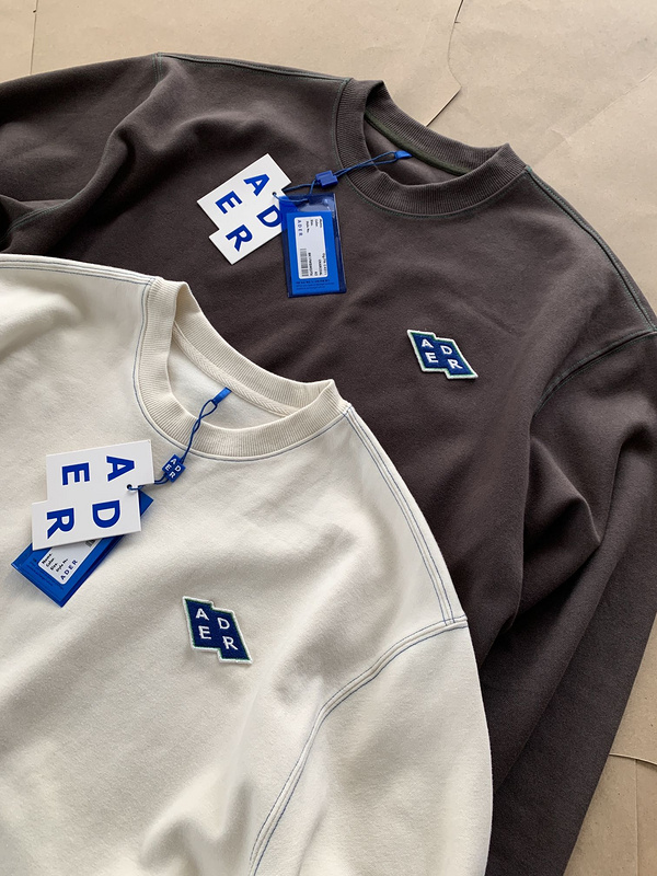 Лонгслив ADER Logo "Chocolate" фото № 2