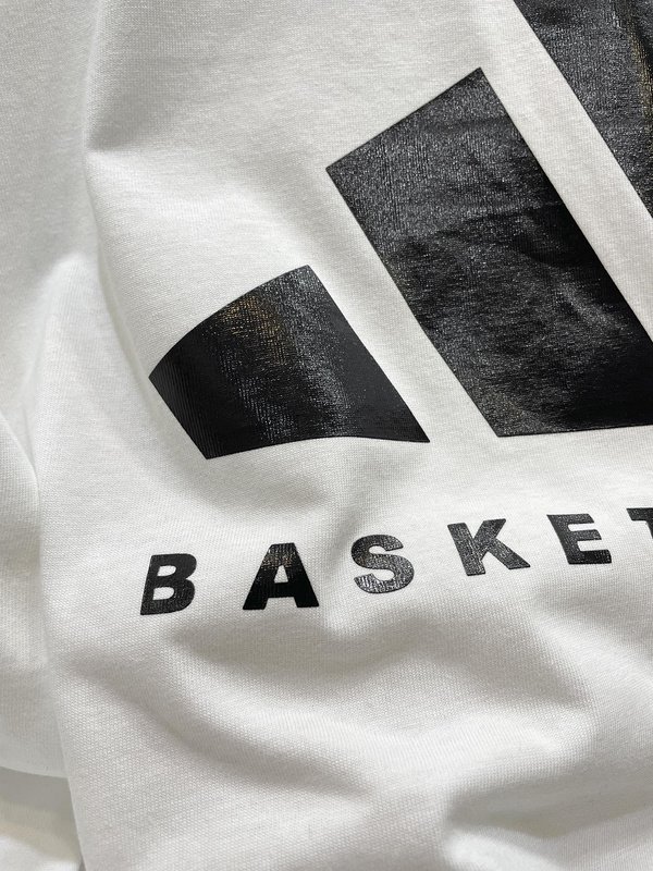Лонгслив Adidas Basketball "White" фото № 4