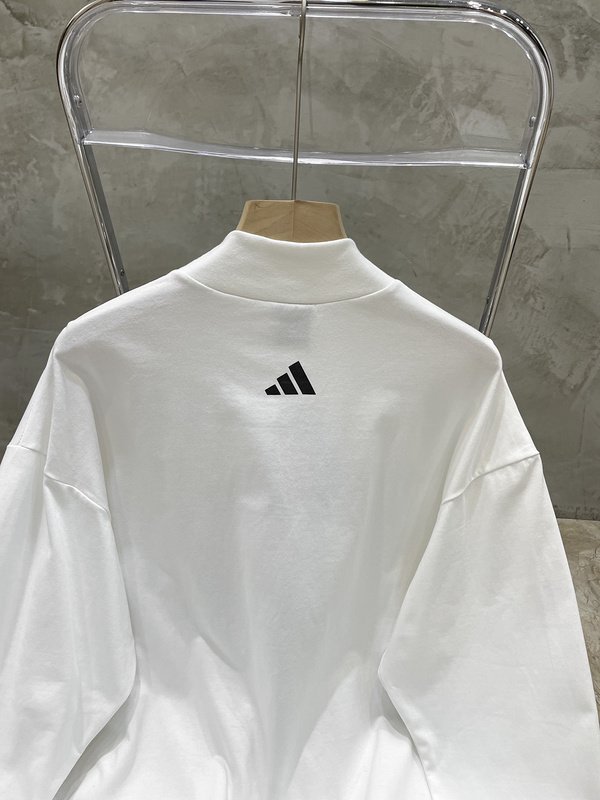 Лонгслив Adidas Basketball "White" фото № 6