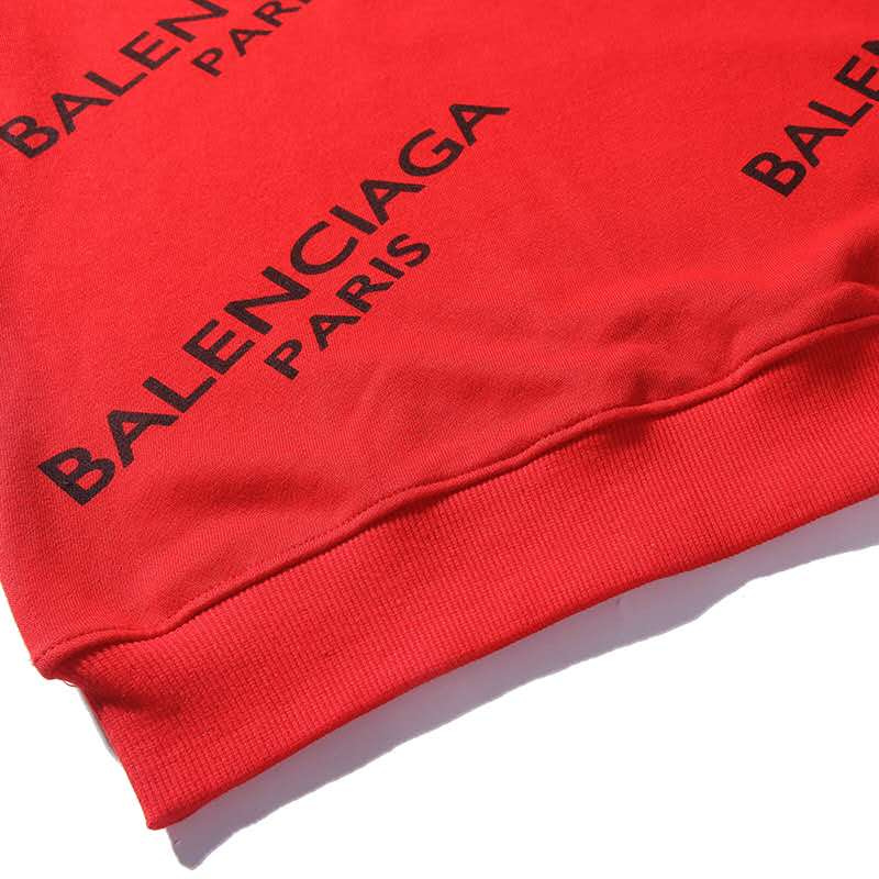 Свитшот Balenciaga Brand Label "Red" фото № 2