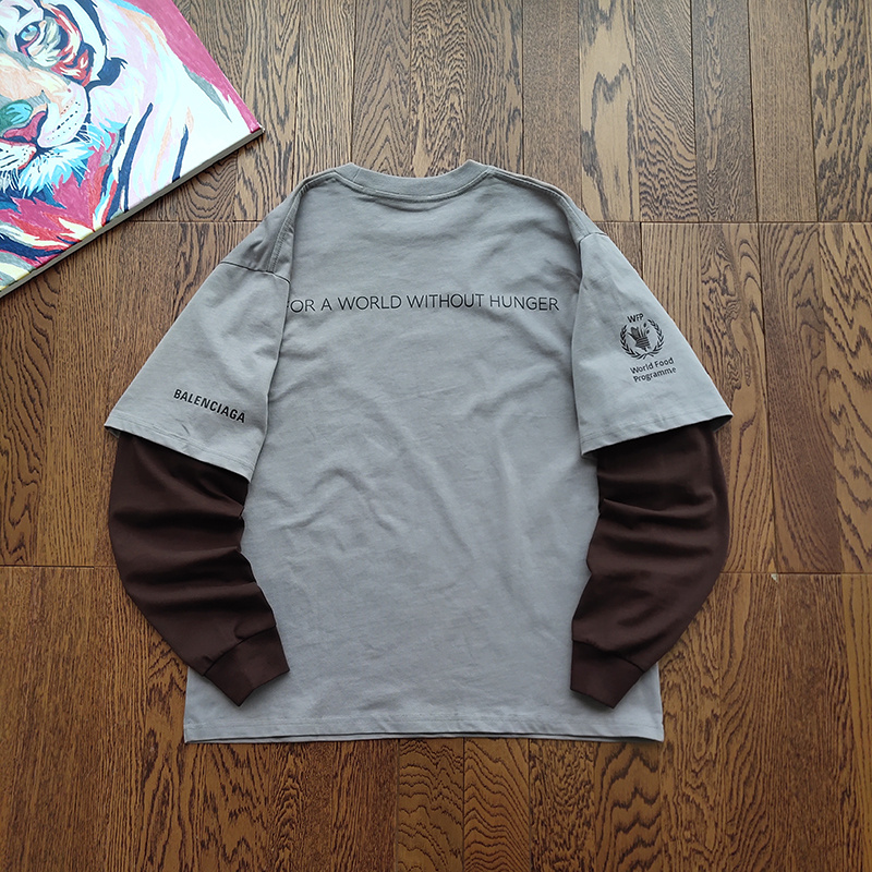 Лонгслив Balenciaga Wheat Wreath Coat of Arms "Brown" фото № 2