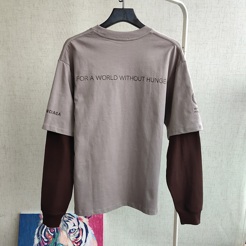 Лонгслив Balenciaga Wheat Wreath Coat of Arms "Brown" фото № 6